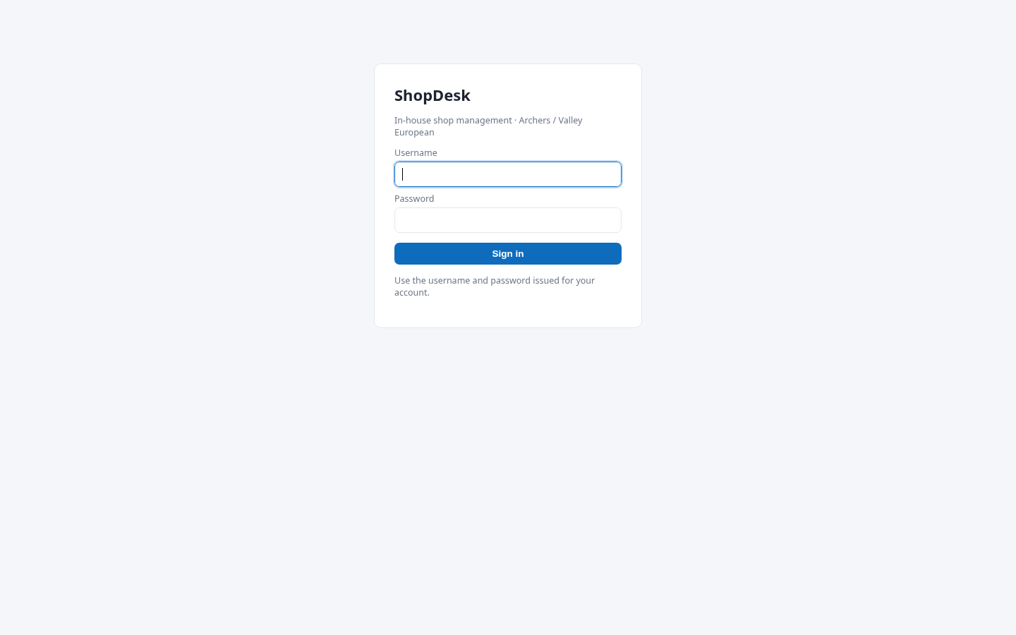 Login